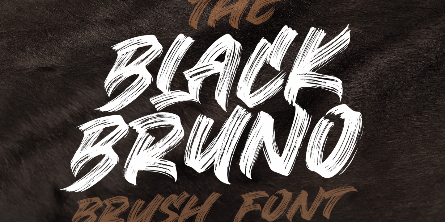 Black Bruno Font